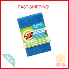 Scotch-Brite Non-Scratch Scour Pads, Scouring Pads for Kitchen and Dish Cleaning