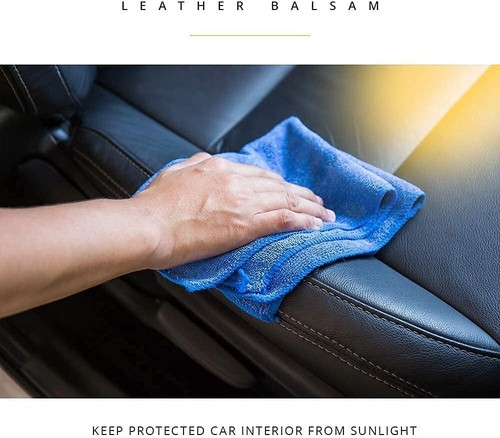 Leather Balsam & Restorer 260ml - Nourishing Treatment for Sofas, Boots & Bags - Picture 7 of 8