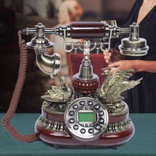 Pro Retrotelefon Antik Nostalgie Design Braun Telefon Dekoration Festnetztelefon