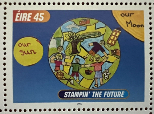 Ireland Stamps-Stampin' The Future Erie 45- 10 Stamps 2000 (J3225) - Picture 2 of 7