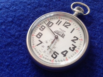 orologio da taschino Ferroviere FULGOR NUOVO DI FABBRICA 17 RUBINI SWISS  MADE | eBay