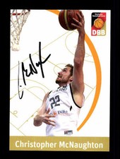 Christopher McNaughton Autogrammkarte Basketball Nationalm. 2011-12 + A 145271