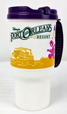 Disney Port Orleans Resort Plastic Cup With Lid Whirley Warren