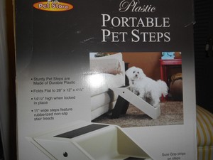 plastic portable pet steps