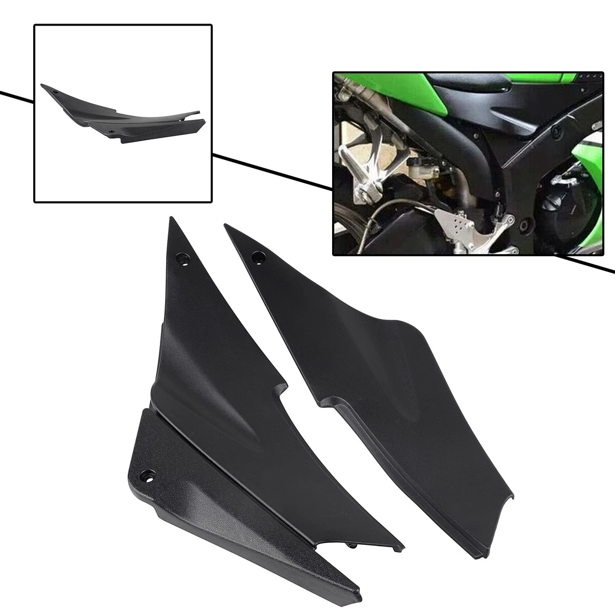 シックスセンス C-HR サイドドアパネル ブラウン フィン無 アウトレット Motorcycle Side Fairings for Kawasaki Ninja ZX6R for sale | eBay