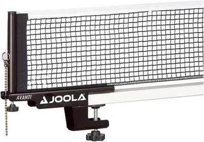 JOOLA Premium Avanti Table Tennis Net and Post Set - Regulation, White/Black 