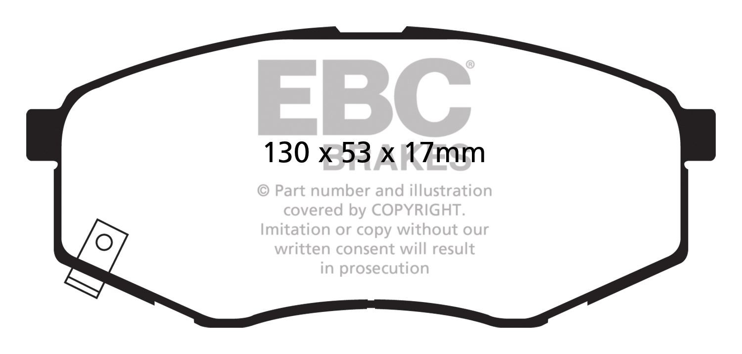 EBC DP1866 BRAKE PAD SET DISC BRAKE Front