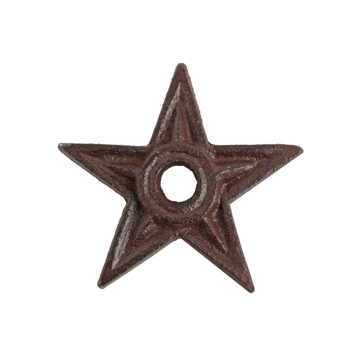 Morque Vintage Argent Monté Texas Star, Incrustation Cuivre, RARE Antique 10134