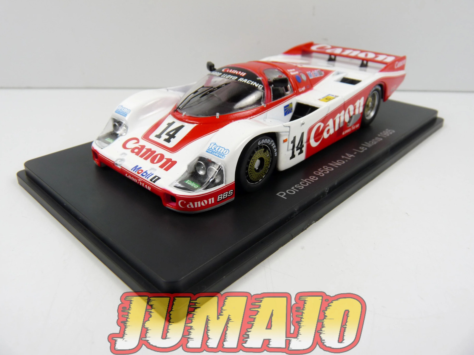 Porsche 956 1985 24 Heures Le Mans Hachette Japon 1/43 numéro 14 réplique miniature en métal