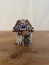 Blue Sky Clayworks Gingerbread House Christmas Candle Tea Light