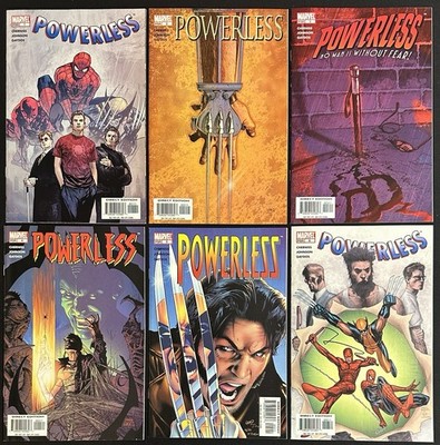 Powerless #1-6 Complete Set - Marvel Comics 2004