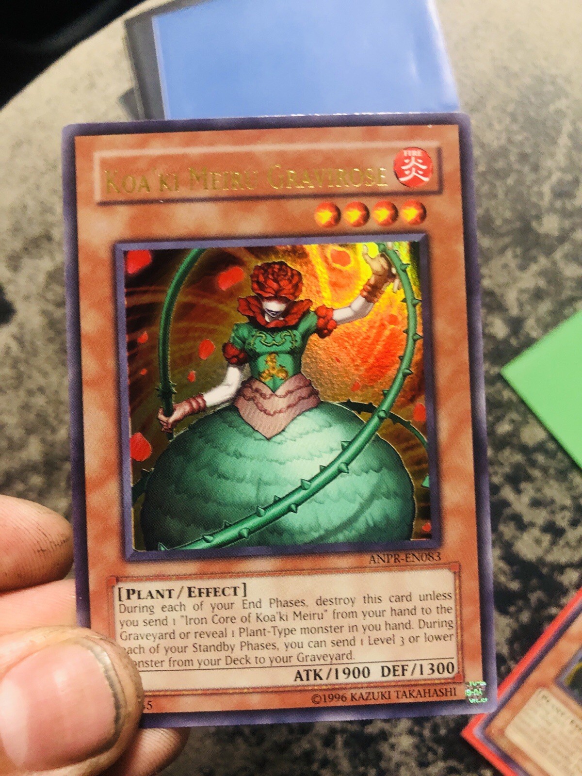 Koa'ki Meiru Gravirose ANPR-EN083 YuGiOh Ancient Prophecy trading card — raw and PSA graded price guide