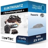 für MG ZS SUV 09.2024-Jetzt Towtec E-Satz 13Polig Fahrzeugspezifisch NEU