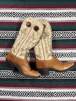 Tony Lama 4830 16'' Sunset Renegade Buckaroo 2 Tone Cowgirl Cowboy Boots 7D