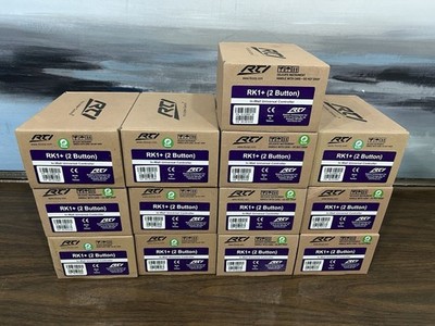 RTI RK1+(2-Button Programeable InWall Keypad Remote Ctrl-NEW ( LOT OF 13 UNITS )