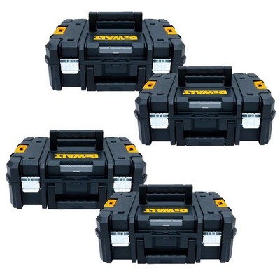 Dewalt DWST1-70703 TStak II Elektrowerkzeug Aufbewahrungsbox 13,5 l T-STAK Koffer x 4