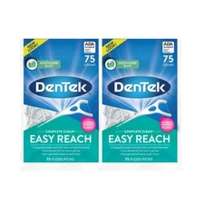 Dentek Complete Clean Easy Reach Floss Picks, Advanced Fluoride Coatin