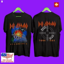 New Apparel 1983 Def Leppard Pyromania Tour Unisex Tee  Merch Concert Fan Design