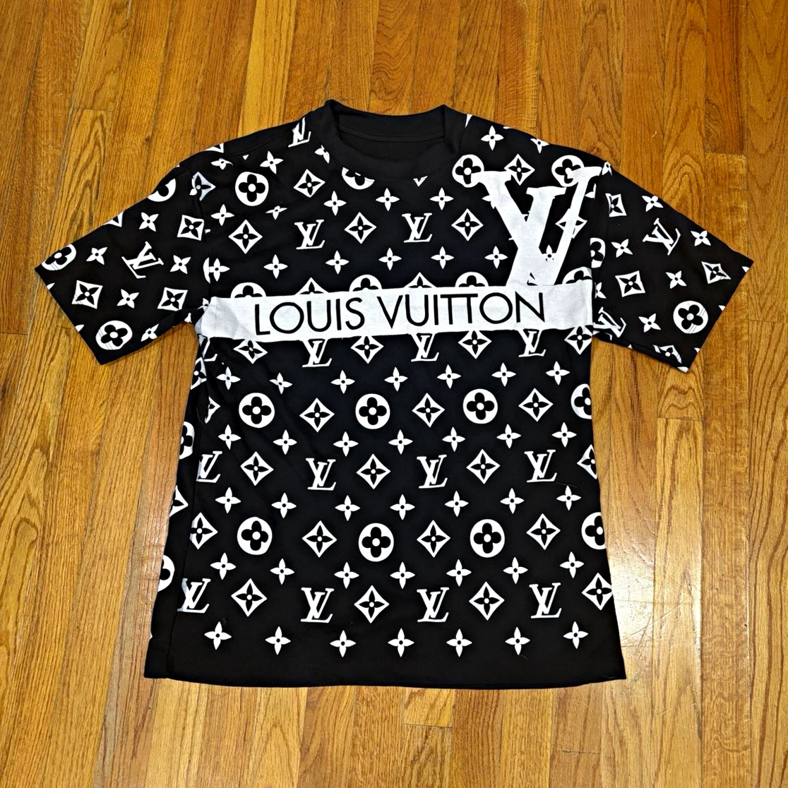 Louis Vuitton Black T-Shirts for Men for sale - eBay