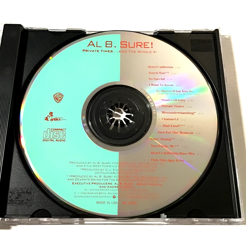 Al B. Sure - Private Times...And The Whole 9! (CD, 1990) R&B Foto 4 de 4