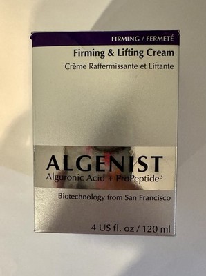 NIB Algenist Firming and Lifting Cream Alguronic Acid + Propeptide 4 fl oz Large