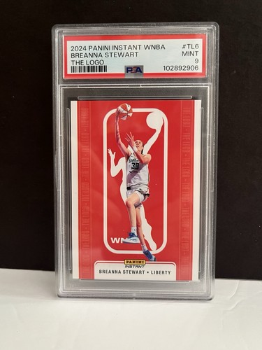 2025 Panini Instant WNBA Breanna Stewart THE LOGO Print Run /2832 PSA 9