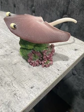 Vtg Rare Retired Enesco Home Grown Vegetable Mushroom Stingray Figurine 2.75”