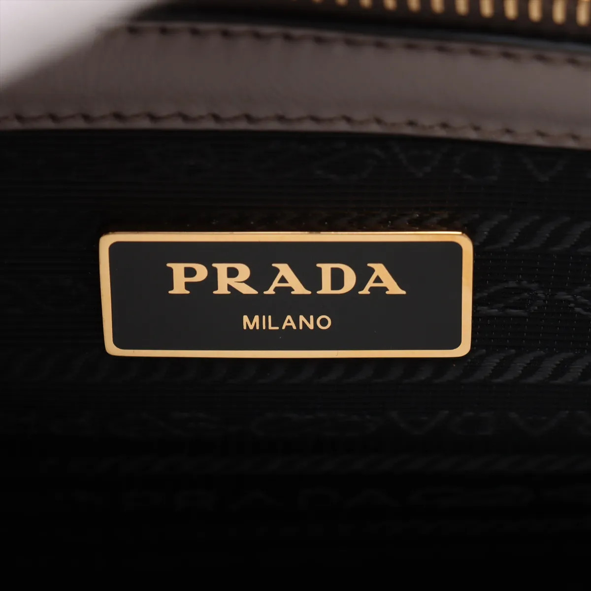 Prada Saffiano Leather 2 Way Handbag Gray 1BA228  thumbnail 11