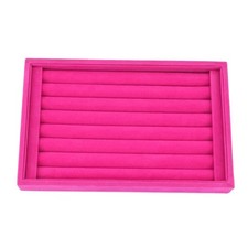 Ring Jewellery Display Storage Box Tray Case Organiser For Tie Clip Earrings‹