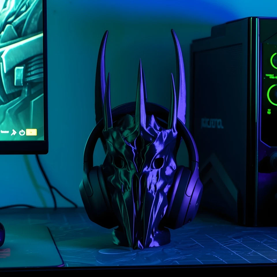 Soporte para Auriculares Sauron | LOTR Decoración Regalo Foto 2 de 4