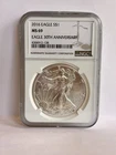 2016 American Silver Eagle $1 Dollar Coin One Troy Ounce 0.999 Fine NGC MS69