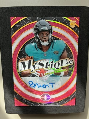 BRIAN THOMAS Jr AUTO/RC 2024 Illusions Mystique Autographs Pink /50 Jaguars RC