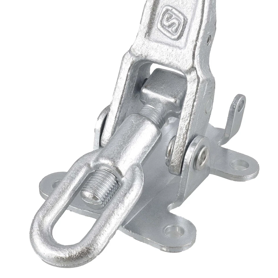 2x Exzenterverschluss 6043 verstellbar 250-285mm Stahl verzinkt zum Anschrauben - Bild 3 von 4