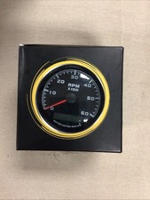 MOTOR METER RACING W Pro Series 85mm 3-3/8 Tachometer 6000 RPM Gasoline Diesel