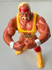 WWF Hasbro Hulk Hogan 1990 Series 2 Vintage WWE Wrestling Figure As Shown