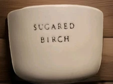 Sugared Birch Hearth Hand Magnolia Candle Holder Cup Dish