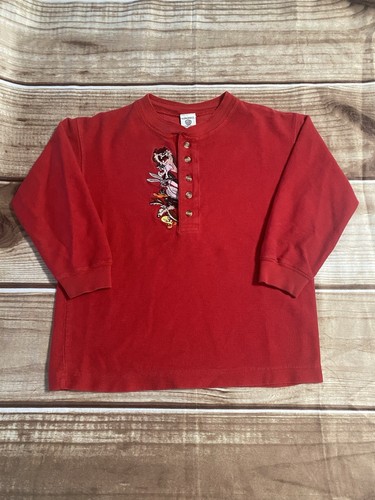 Vintage 1996 Looney Tunes Warner Bros Top Shirt Jungen Kind Kleinkind XS