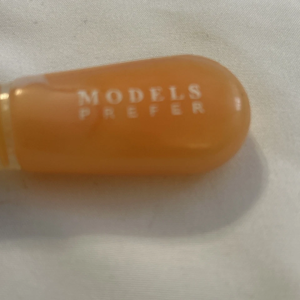 Models Prefer Lip Gloss Lip Shine Lip Moisturizer W/Coral Shimmer Vintage New - Image 2 of 4