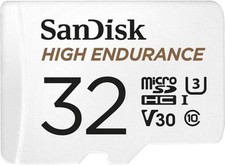 SanDisk SDSQQNR-032G-GN6IA 32GB High Endurance Video MicroSDHC Card V30 4K UHD