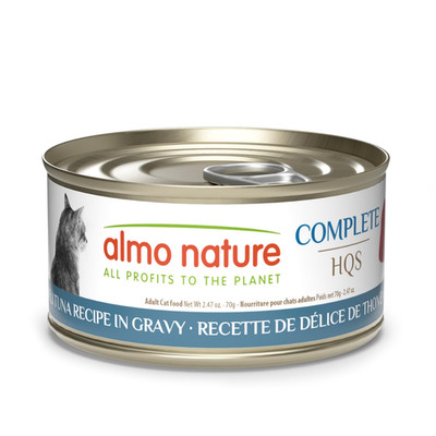 Almo Nature Hqs Complete Cat Wet Cat Food Deli Tuna Recipe In Gravy -