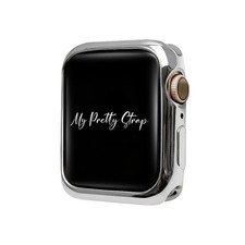 Glossy Protective Case for Apple Watch - Luxury Metal Cover, Scratch-Resistant,