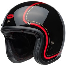 Bell Custom 500 Open Face Motorbike Motorcycle Helmet - Chief Black