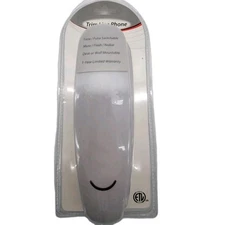 Intertek Corded White Trim Line Push Button Telephone Model ATC-161 NEW SEALED