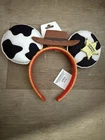 Disney Parks Headband Ears 2025 Sheriff Woody Toy Story Pixar New