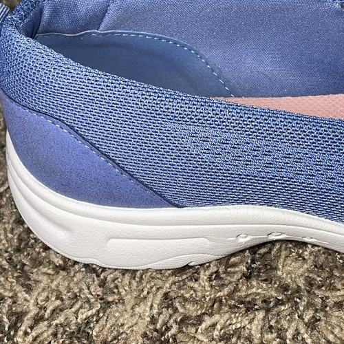 Easy Spirit Brinley Slip-On Sneaker Women's Size 7 Wide Blue Purple Mesh New - Picture 2 of 7