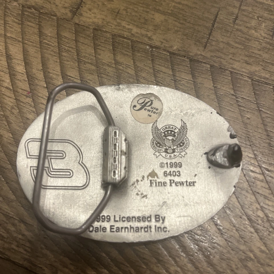 1999 Dale Earnhardt The Intimidator 7 TIME NASCAR CHAMPION BELT BUCKLE - Image 2 of 2