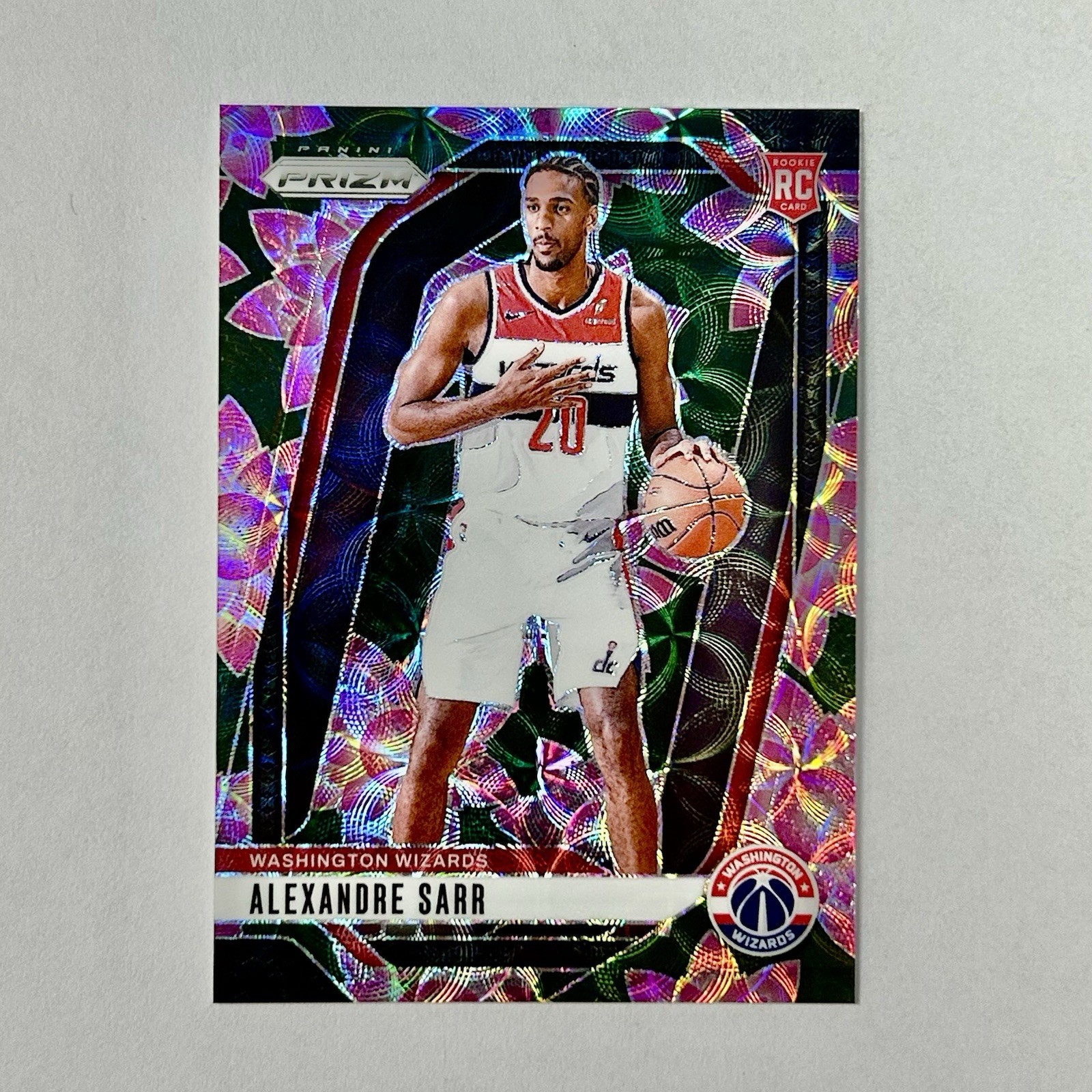 2024-25 Panini Prizm Alexandre Sarr RC #264 Lotus Flower 07/18 SSP