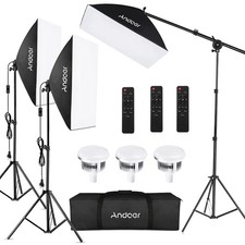 Studio Photography Light Kit   85W Bi-Color LED Lights 2800K-5700K with 50x70c