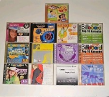 Karaoke 13 CD LOT Billboard, MTV, CAVS, Rock Country Disney The Beatles