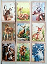 9 Deer Handmade Journal Cards Scrapbooks Junk Journals Crafts Parties